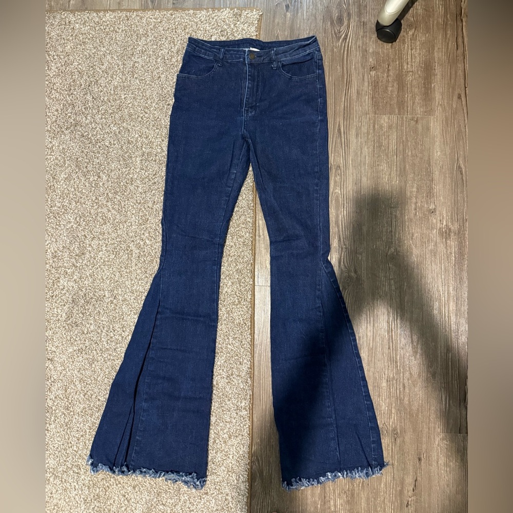 Altar'd State Dark Blue Flare Jeans